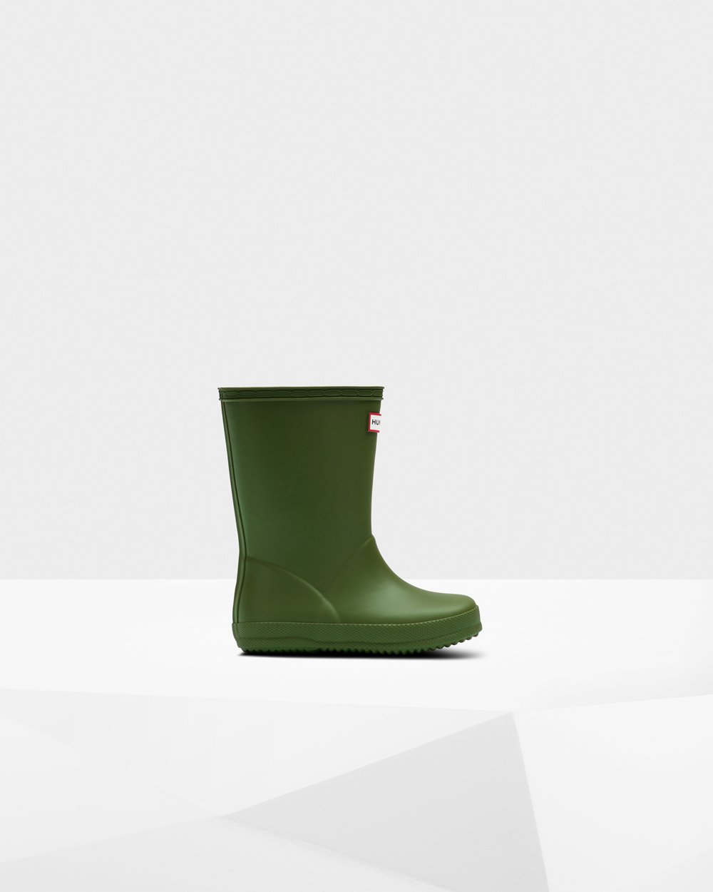 Hunter Niños Original First Classic - Botas de Lluvia Verde - 082-CYUVLX